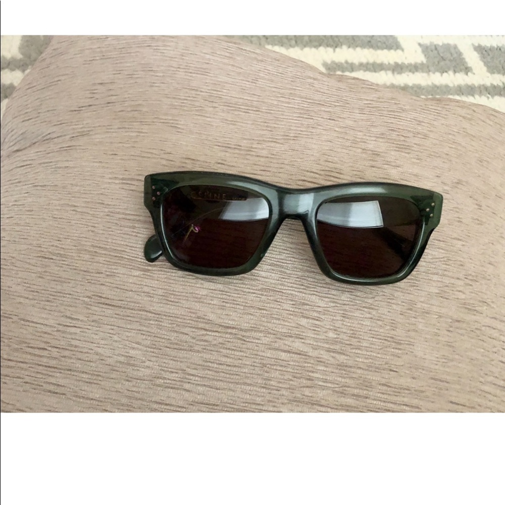 Celine CL 41732 Dark Olive translucent sunnies